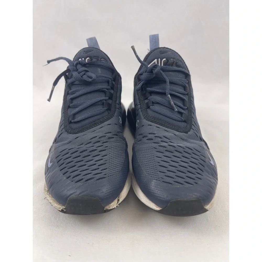 Nike‎ Air Max 270 Boys Size 6.5Y Obsidian Blue Black Running Shoes 943345-408